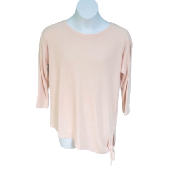 Zella Light Pink Side Knot Pullover Active Top Girls Size XL 14/16 - Picture 1 of 8